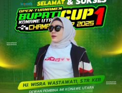 Harapan Hj. Wisra Wastawati Pengagas Open Turnamen Bupati Cup I Konut Championship 2025
