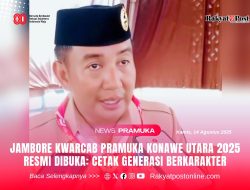 Jambore Kwarcab Pramuka Konawe Utara 2025 Resmi Dibuka: Cetak Generasi Berkarakter