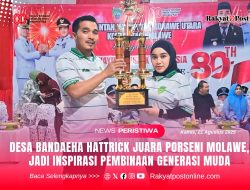 Desa Bandaeha Hattrick Juara Porseni Molawe, Jadi Inspirasi Pembinaan Generasi Muda