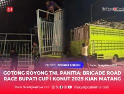 Gotong Royong TNI, Panitia: Brigade Road Race Bupati Cup I Konut 2025 Kian Matang