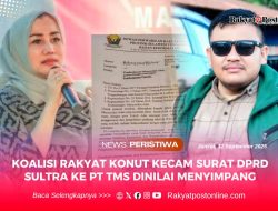 Koalisi Rakyat Konut Kecam Surat DPRD Sultra ke PT TMS Dinilai Menyimpang