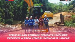 Perusahaan Perbaiki Jembatan Molore, Ekonomi Warga Kembali Mengalir Lancar