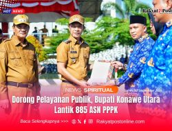 Dorong Pelayanan Publik, Bupati Konawe Utara Lantik 885 ASN PPPK