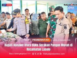 Bupati Konawe Utara Buka Gerakan Pangan Murah di Kecamatan Lasolo