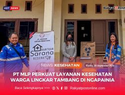 PT MLP Perkuat Layanan Kesehatan Warga Lingkar Tambang di Ngapainia