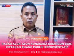 Pagar Alun-alun Konasara Dibangun 2026, Ciptakan Ruang Publik Representatif