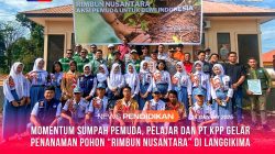 Momentum Sumpah Pemuda, Pelajar dan PT KPP Mining Gelar Penanaman Pohon “Rimbun Nusantara” di Langgikima