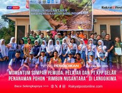 Momentum Sumpah Pemuda, Pelajar dan PT KPP Mining Gelar Penanaman Pohon “Rimbun Nusantara” di Langgikima