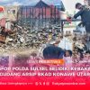 Labfor Polda Sulsel Selidiki Kebakaran Gudang Arsip BKAD Konawe Utara
