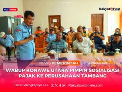 Wabup Konawe Utara Pimpin Sosialisasi Pajak ke Perusahaan Tambang