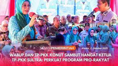 Wabup dan TP-PKK Konut Sambut Hangat Ketua TP-PKK Sultra: Perkuat Program Pro-Rakyat