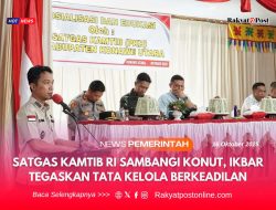 Satgas Kamtib RI Sambangi Konut, Ikbar Tegaskan Tata Kelola Berkeadilan