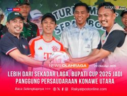 Lebih dari Sekadar Laga, Bupati Cup 2025 Jadi Panggung Persaudaraan Konawe Utara