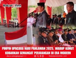 Pimpin Upacara Hari Pahlawan 2025, Wabup Konut Kobarkan Semangat Perjuangan di Era Modern