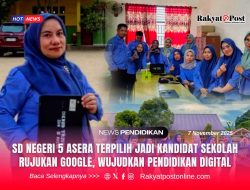 SD Negeri 5 Asera Terpilih Jadi Kandidat Sekolah Rujukan Google, Wujudkan Pendidikan Digital
