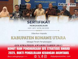 Konut Raih Penghargaan GFS Strategis Awards 2025, Bukti Pengelolaan Keuangan Akuntabel