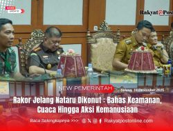 Rakor Jelang Nataru di Konut: Bahas Keamanan, Cuaca, hingga Aksi Kemanusiaan