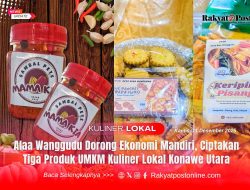 Alaa Wanggudu Dorong Ekonomi Mandiri, Ciptakan Tiga Produk UMKM Kuliner Lokal Konawe Utara