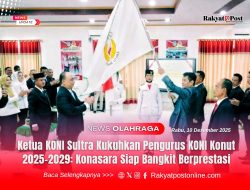 Ketua KONI Sultra Kukuhkan Pengurus KONI Konut 2025–2029: Konasara Siap Bangkit Berprestasi