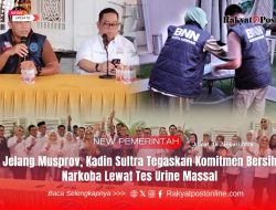 Jelang Musprov, Kadin Sultra Tegaskan Komitmen Bersih Narkoba Lewat Tes Urine Massal
