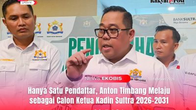 Hanya Satu Pendaftar, Anton Timbang Melaju sebagai Calon Ketua Kadin Sultra 2026–2031