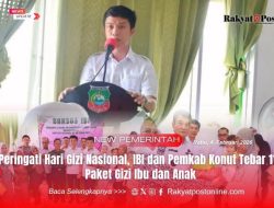 Peringati Hari Gizi Nasional, IBI dan Pemkab Konut Tebar 110 Paket Gizi Ibu dan Anak