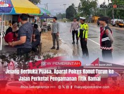 Jelang Berbuka Puasa, Aparat Polres Konut Turun ke Jalan Perketat Pengamanan Titik Ramai
