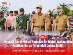 Operasi Pasar Murah Bergeser ke Motui, Wabup Konut Pastikan Harga Terkendali Jelang Idulfitri