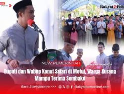 Bupati dan Wabup Konut Safari di Motui, Warga Kurang Mampu Terima Sembako
