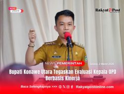 Bupati Konawe Utara Tegaskan Evaluasi Kepala OPD Berbasis Kinerja