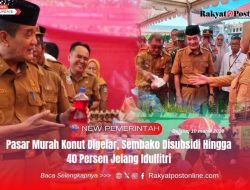 Pasar Murah Konut Digelar, Sembako Disubsidi Hingga 40 Persen Jelang Idul Fitri