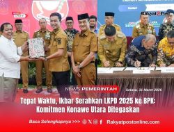 Tepat Waktu, Ikbar Serahkan LKPD 2025 ke BPK: Komitmen Konawe Utara Ditegaskan
