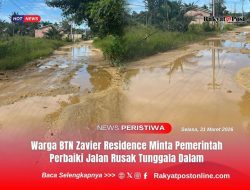 Warga BTN Zavier Residence Minta Pemerintah Perbaiki Jalan Rusak Tunggala Dalam