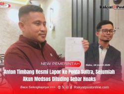 Anton Timbang Resmi Lapor ke Polda Sultra, Sejumlah Akun Medsos Dituding Sebar Hoaks