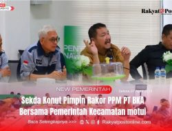 Sekda Konut Pimpin Rakor PPM PT BKA Bersama Pemerintah Kecamatan Motui