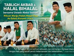 Tablig Akbar dan Halal Bihalal di Konut, Ustadz Abdul Somad Ajak Bangun Daerah dengan Hati Bersih