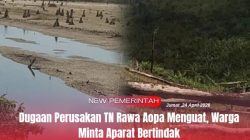Dugaan Perusakan TN Rawa Aopa Menguat, Warga Minta Aparat Bertindak