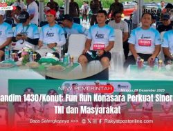 Dandim 1430/Konut: Fun Run Konasara Perkuat Sinergi TNI dan Masyarakat