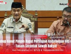 Wabup Konut Pimpin Rapat Persiapan Kedatangan UAS dan Tanam Serentak Sawah Rakyat