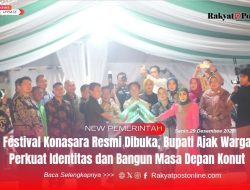 Festival Konasara Resmi Dibuka, Bupati Ajak Warga Perkuat Identitas dan Bangun Masa Depan Konut