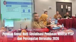 Pemkab Konut Ikuti Sosialisasi Penilaian Kinerja PTSP dan Percepatan Berusaha 2026