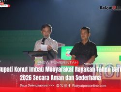 Bupati Konut Imbau Masyarakat Rayakan Tahun Baru 2026 Secara Aman dan Sederhana