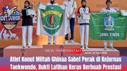 Atlet Konut Miftah Ghinaa Sabet Perak di Kejurnas Taekwondo, Bukti Latihan Keras Berbuah Prestasi