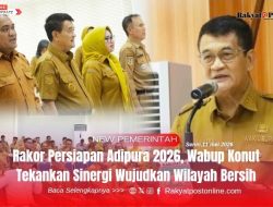Rakor Persiapan Adipura 2026, Wabup Konut Tekankan Sinergi Wujudkan Wilayah Bersih