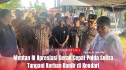 Mentan RI Apresiasi Gerak Cepat Polda Sultra Tangani Korban Banjir di Kendari