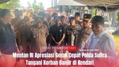 Mentan RI Apresiasi Gerak Cepat Polda Sultra Tangani Korban Banjir di Kendari