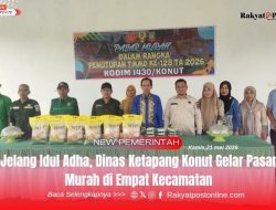 Jelang Idul Adha, Dinas Ketapang Konut Gelar Pasar Murah di Empat Kecamatan