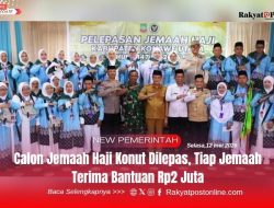 Calon Jemaah Haji Konut Dilepas, Tiap Jemaah Terima Bantuan Rp2 Juta