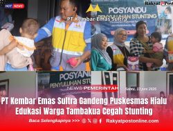 PT Kembar Emas Sultra Gandeng Puskesmas Hialu Edukasi Warga Tambakua Cegah Stunting