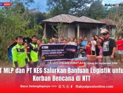 PT MLP dan PT KES Salurkan Bantuan Logistik untuk Korban Bencana di NTT
